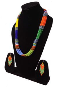 Handmade Beaded Necklace Set - Image 4