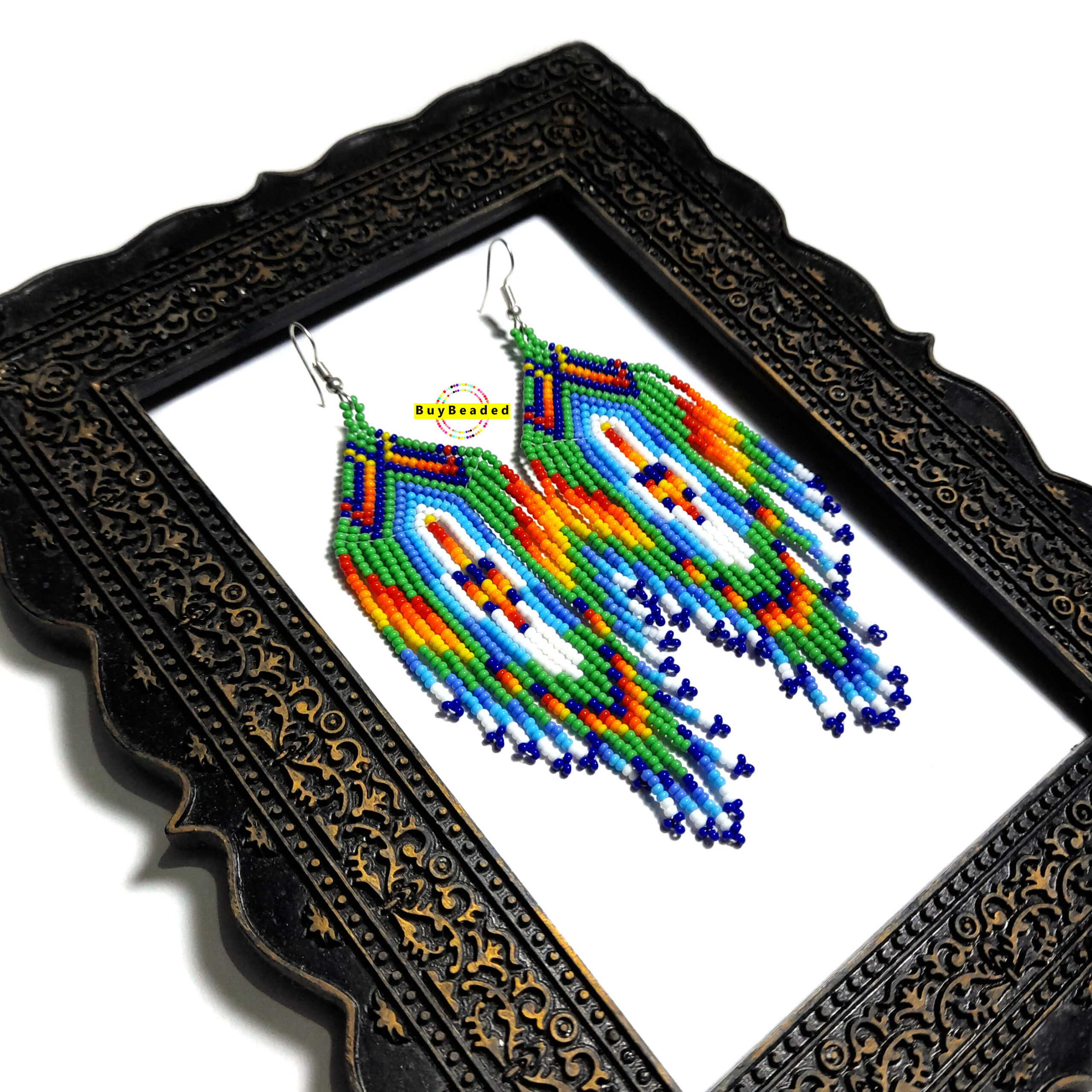 Buybeaded Handmade beaded native american style glass seed bead ...