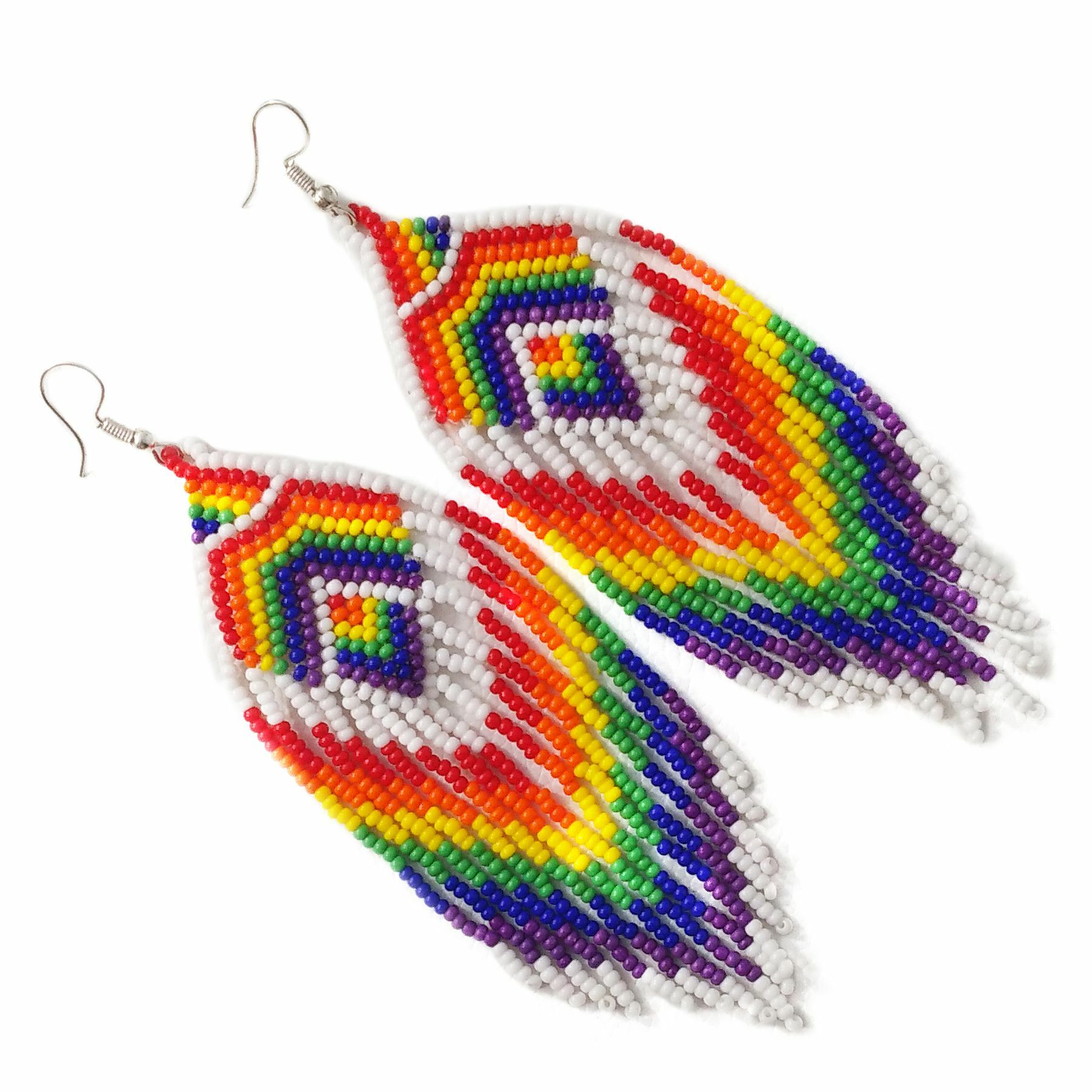 Handmade Native American Style Beaded Earrings
