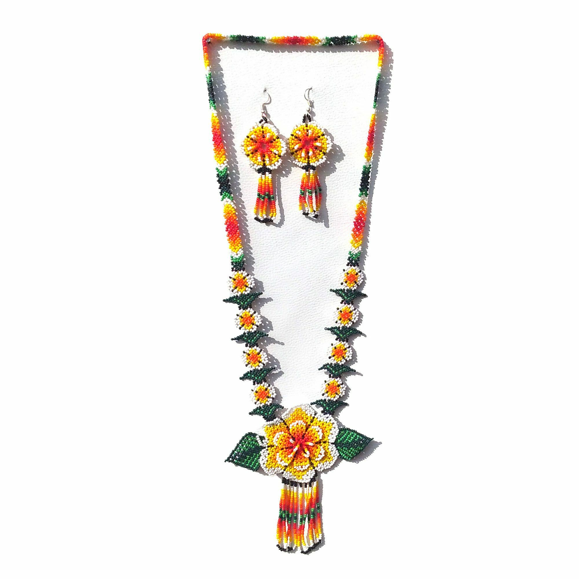 Handmade Native American Style Beaded Necklace Set Buybeaded Wholesale