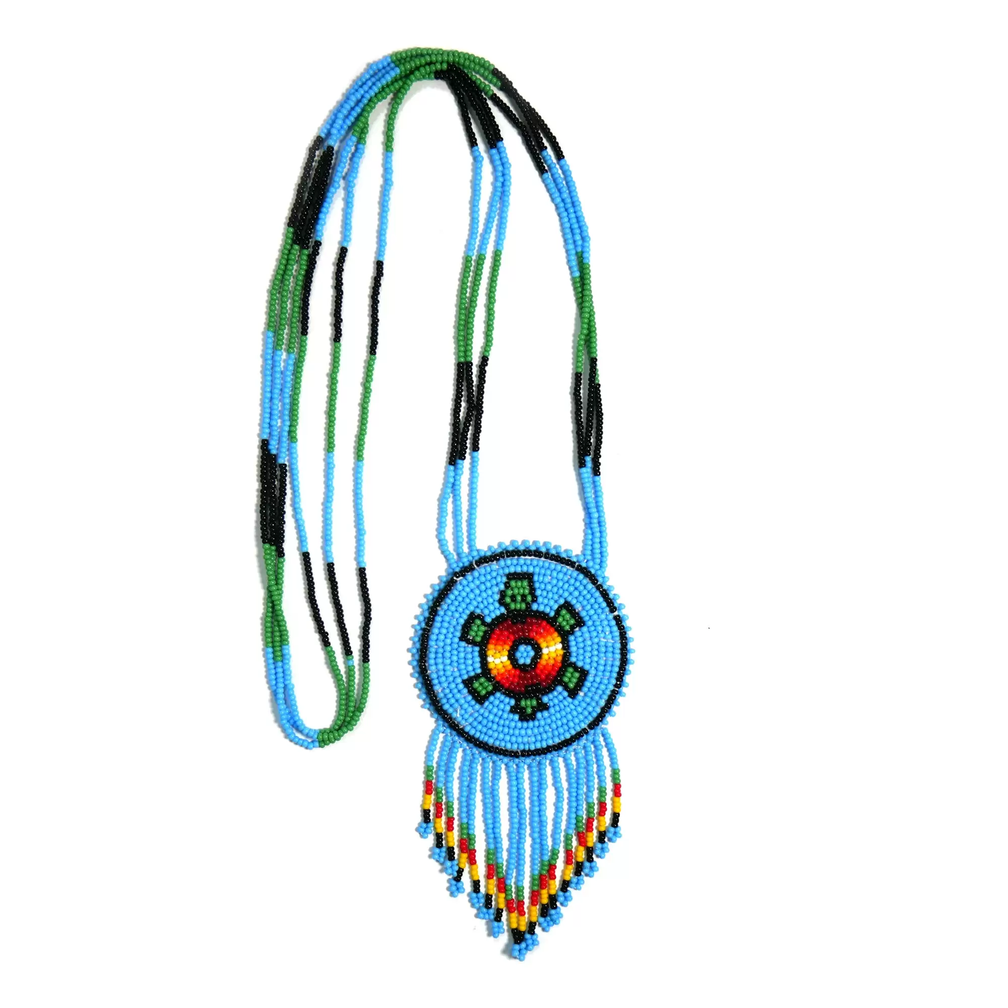 Medallion Beaded Necklace