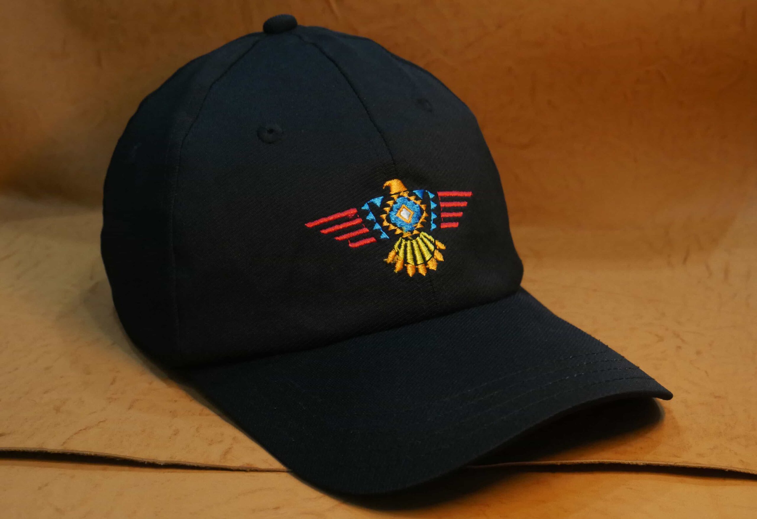 Black Native American Embroidery Baseball cap Trucker Hat