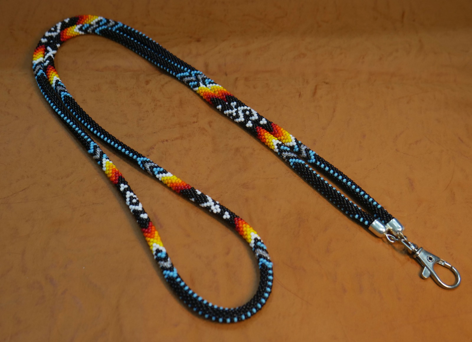 crochet lanyard