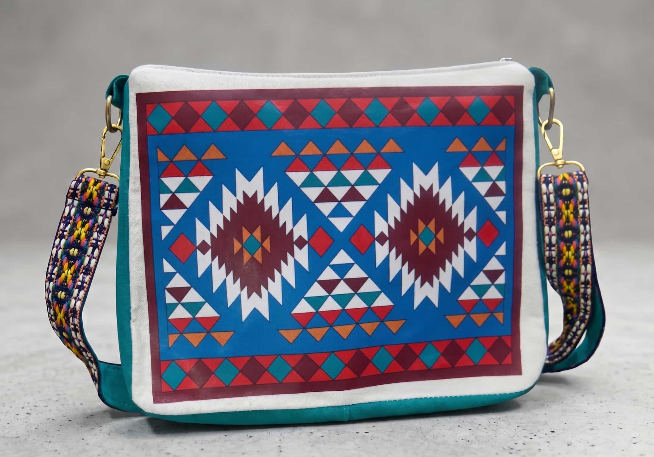 Native American Southwest Canvas Tote bag Crossbody tote bag