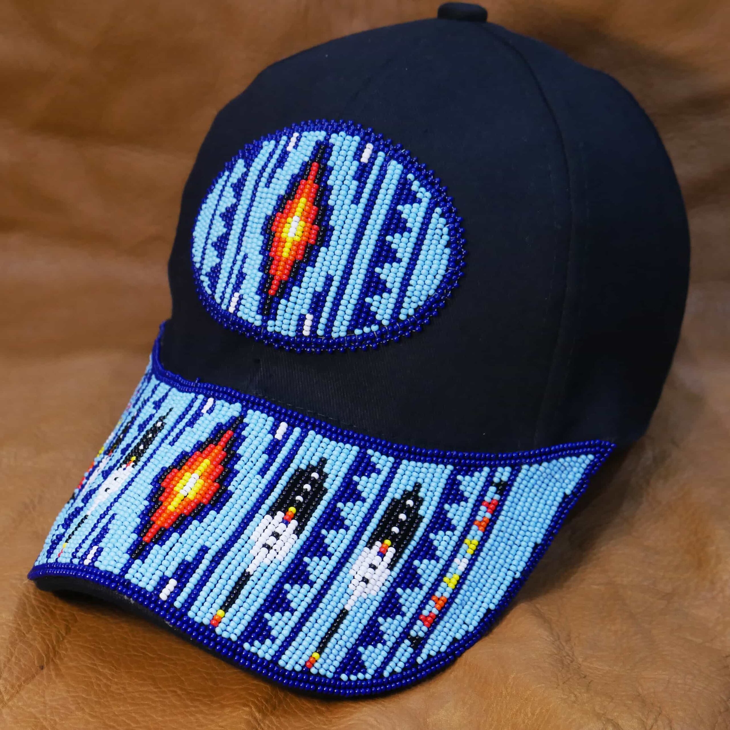 Native American Beaded cap | Beaded Baseball cap| Beaded Hat | Beaded Trucker HAT | Cap for Men | caps for Women (